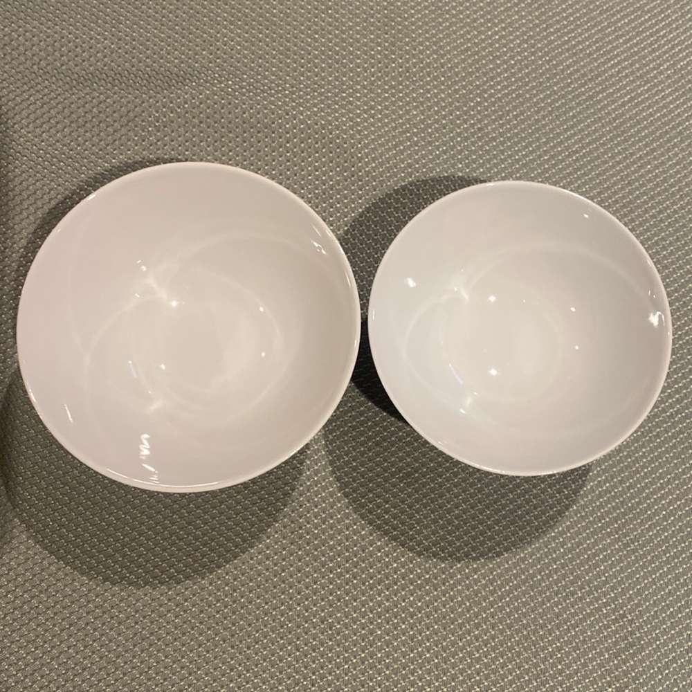 Set of 2 Vintage Porcelain Rice Noodle Bowls - Picture 3 of 6